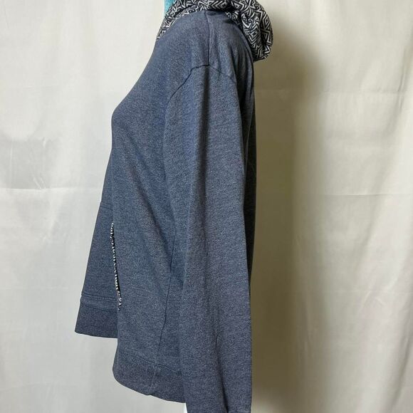 Pacsun Aztec Print Trim Lightweight Hoodie medium skater y2k - Picture 3 of 7